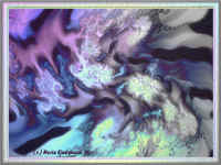 This is a picture based on a fractal image by Maria Kjaergaard